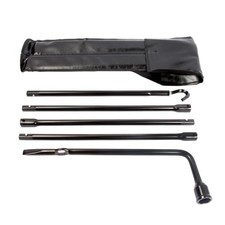 Spare Tire Tool Kit with Spare Tire Jack Handle and Wheel Lug Wrench