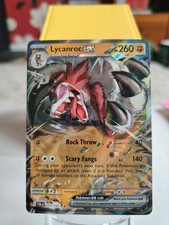 Pokemon TCG Lycanroc ex Holo Double Rare SV02: Paldea Evolved 117/193 NM