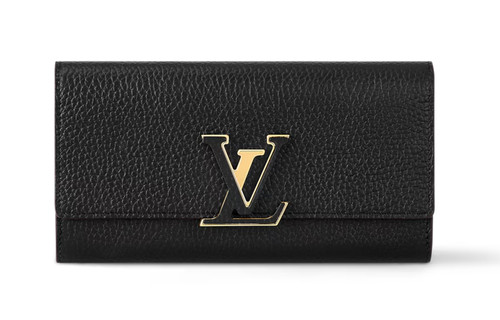 NEW Louis Vuitton Portefeuille Capucines Wallet Black M61248 authentic LV