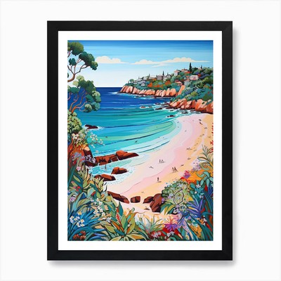 Little Cove Beach, Australien, Matis gerahmtes Wandbild Poster Leinwanddruck Bild