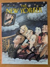 NEW YORKER COVER ONLY - March 29, 1993 - EDWARD SOREL Hollywood, Academy Awards