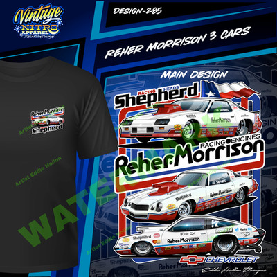 Reher Morrison 3 Pro Stock cars T-Shirt (285)