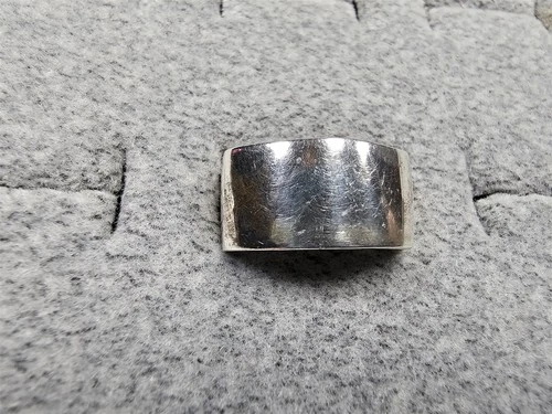 GRANDMA GRABE'S BEAUTIFUL VINTAGE 925 STERLING SILVER TRIANGLE 4.5G BAND RING SI