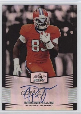 2012 Leaf Metal Draft Silver 83/99 Dwayne Allen #DA1 Rookie Auto RC fm0