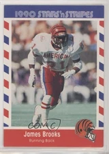 1990 Fleer Stars 'n Stripes James Brooks #5