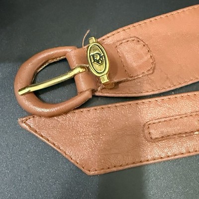 Vintage CHRISTIAN DIOR 17020 Camel Brown Soft Leather  display picture 1