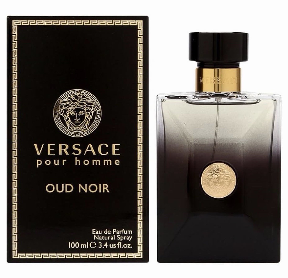 Versace Pour Homme Oud Noir 3.4 oz EDP Cologne for Men New In Box