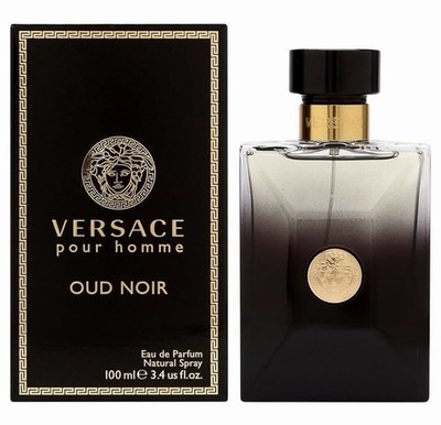Versace Pour Homme Oud Noir 3.4 oz EDP Cologne for Men New In Box