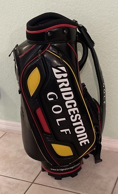 BRIDGESTONE GOLF B330 J715 Black/Red/Yellow Staff Golf Bag W