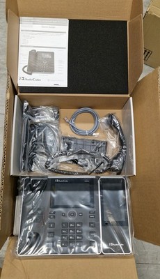 4 Stück IP Telefon PoE Audio Codes 450HD + Erweiterungsmodul + Netzteil NEU