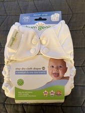 BumGenius Snap White Diaper One Size