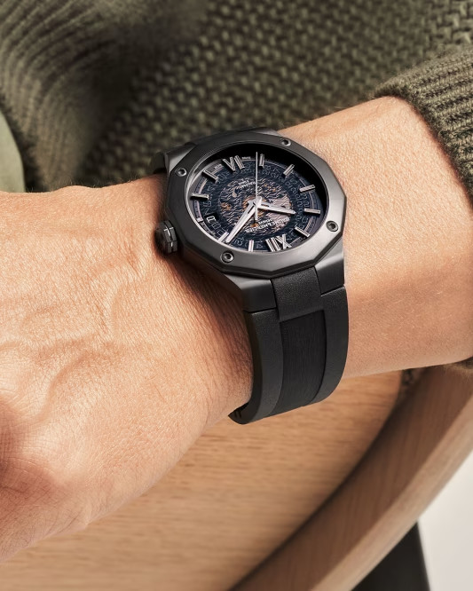 NEW Baume & Mercier Riveria 10617 Baumatic - Black DLC - Rubber - 42mm - £3950 image 3