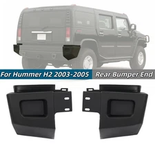 Rear Bumper End Caps Filler Driver/Passenger/Pair For Hummer H2 2003-2005 2004