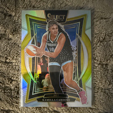 Panini 2025 Select WNBA Kamilla Cardoso Chicago Sky #7 Concourse Prizm