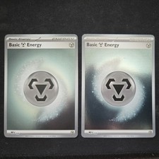 2x Pokemon TCG Basic Metal Energy Reverse Holo Card MEE 008 Ascended Heroes 2025