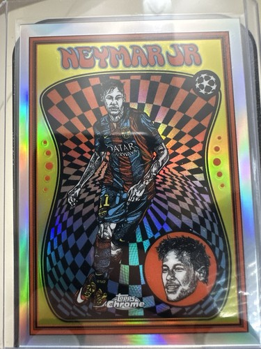 Neymar Jr Topps Chrome UEFA 2025 FC Barcelona Ultra Violet All-Stars SSP