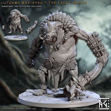 Giant Pig Orc Warchief Epic Boss Monster - Artisan Guild - Dungeons and Dragons