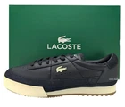 New LACOSTE  Brand AURA 126 Leather Men's Fashion  Shoes Sneakers Black Gum