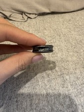 Tiffany & Co Sterling Silver & Black Titanium 1837 Wide Ring