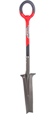 22811 Drain Spade for Trenching, Digging Soil, and Landscaping Projects, Heavy D