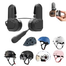 cepkquis Half Face Motorcycle Helmet Headset, Wireless 95 50 24mm, Black
