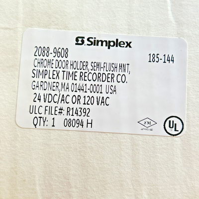 SIMPLEX 2088-9608 Semi-Flush Mount Door Holder Chrome, NEW | eBay