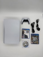 Sony PlayStation 5 (PS5) Disc Edition 825GB 1 Controller 3 Games Warranty