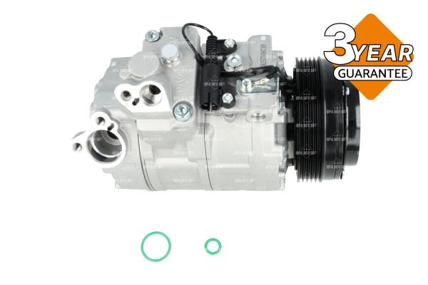 Air Con Compressor fits BMW 740 E38 4.4 96 to 01 AC Conditioning NRF 64506917866 - Image 21