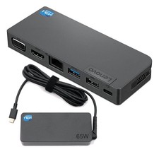 Lenovo Usb-C Hub + Psu Compatible Avec Thinkpad X1 Carbon G6 G7 G8 G9 X13