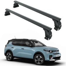 For Citroen C3 Aircross 2024-2026 Roof Rack Cross Bars Normal Roof Black