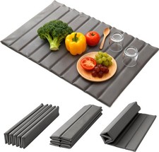 Large Stone Dish Drying Mat for Kitchen Counter, Quick-Dry Diatomaceous Earth