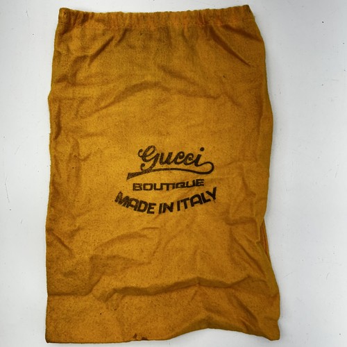 Vintage Gucci Boutique Dust Bag Shoe Storage Pouch Made In Italy Authentic