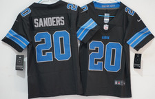 ​​Tariffs​ Free,YOUTH'S Barry Sanders #20 Lions Vapor Black Sewn Stitched Jersey