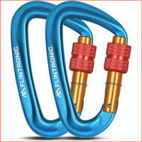 Karabiner Mit Schraubverschluss 12-30KN 1200-3000Kg Belastbarkeit FüR Camping