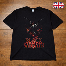 Black Sabbath Fallen Angel Graphic T-Shirt Heavy Metal Rock – Adults & Kids