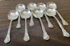 GORHAM Sterling Silver Boullion Soup Spoons, Chantilly, Lot of 8