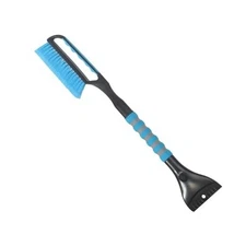 Snow Brush and Ice Scraper for Car Windshield,26.4" Window Scraper 1Pack Blue