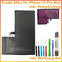 Akku FüR Iphone 15 Pro Batterie Ersatz Batterie A3011 3342 Mah + Werkzeug