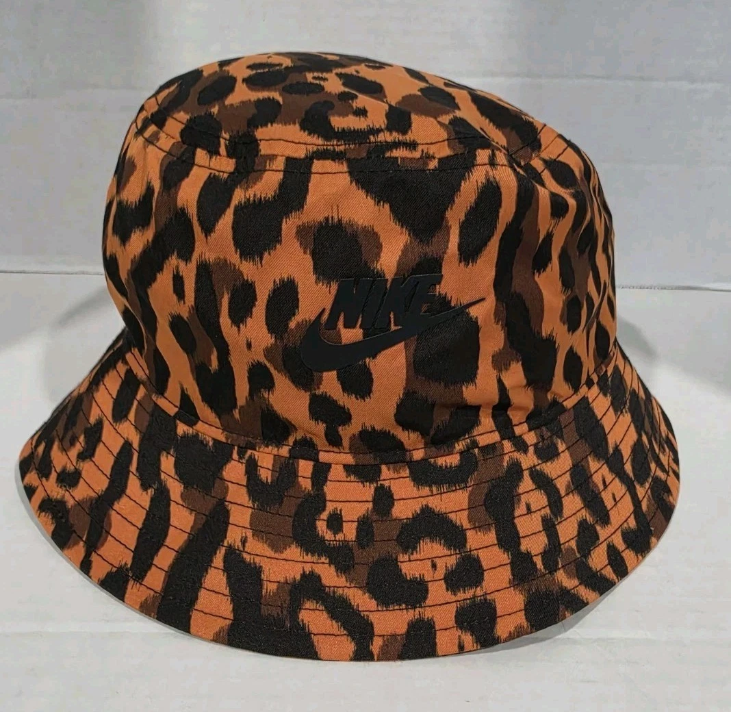 Nike Dri-Fit Apex Bucket Hat Animal Print Summer Sun Unisex Sz M NEW FQ6847-013