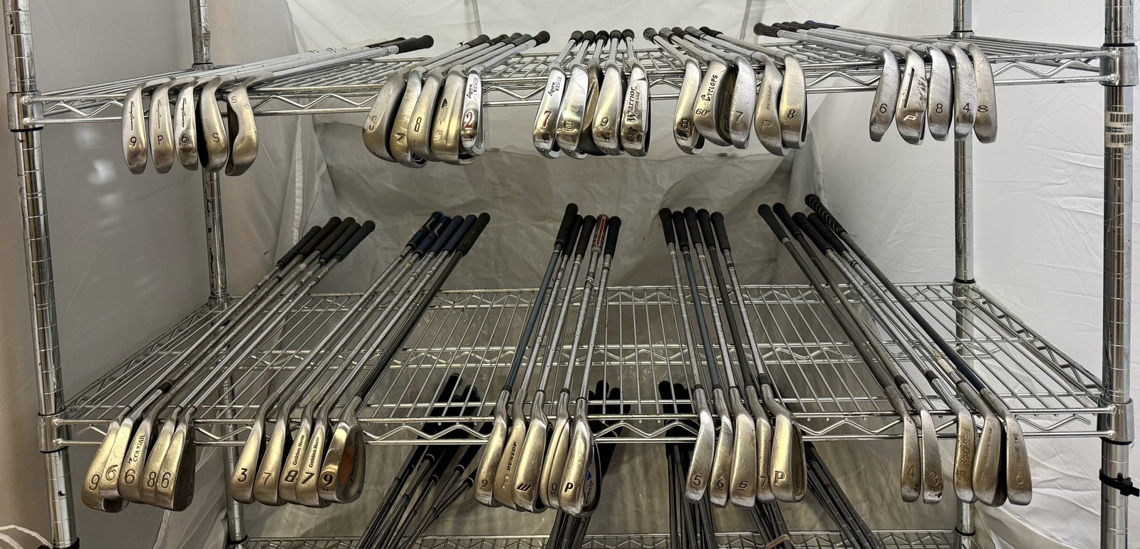 Wholesale Lot of 50 Golf Clubs - Single Irons