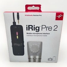 Audio interface - iRig Pre 2 48V phantom power, XLR, 3.5mm TRRS jack #3033