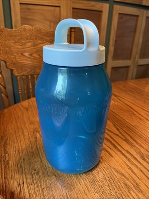 Tupperware XL Universal Jar 12 Cup /3qt /3L Jug Travel Food Storage Blue NEW