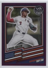2026 Panini Stars & Stripes Prizm Purple Prizm /199 Chase Fuller #60 5f0