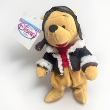PILOT WINNIE THE POOH Mini Bean Bag Costume Plush w/ DISNEY STORE tags NWT
