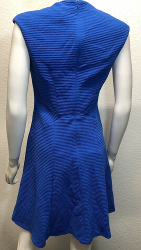 Abito donna blu senza maniche London Times nuovo con etichetta tg 6P carino primaverile lunghezza ginocchio - Foto 6 di 6