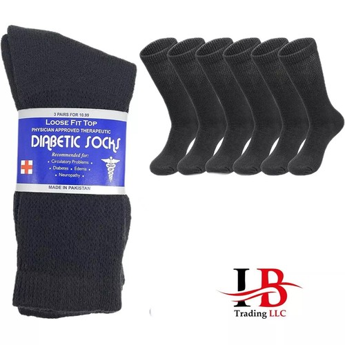 Wholesale Bulk Mens Diabetic Crew Socks Health Circulatory Size 9-11,10-13,13-15 - Picture 8 of 15