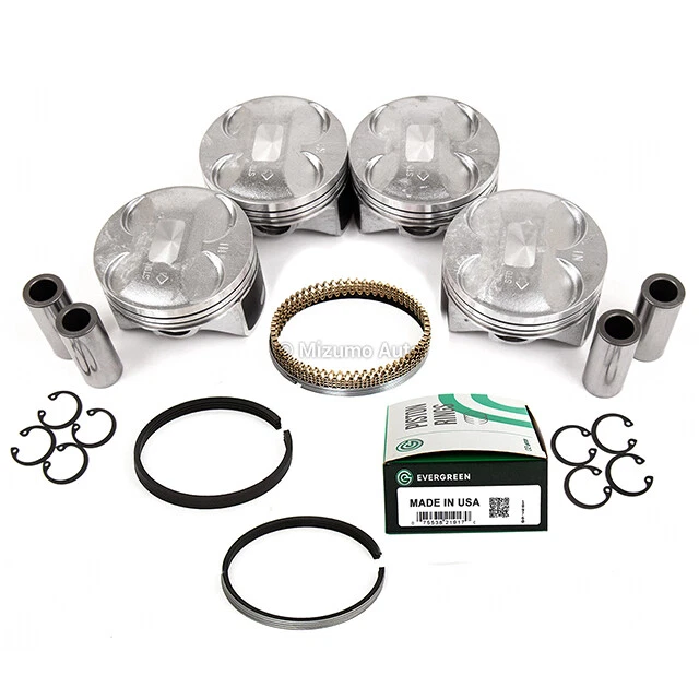 Pistões com anéis compatíveis com 06-11 Honda Civic Si Acura CSX 2.0L K20Z2 K20Z3 - Imagem 2 de 4