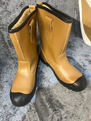 Amblers FS142 Safety Rigger Work Boots Tan Size 12 (S251) (Q