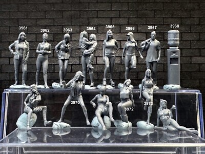 1:64 Figures  - For Dioramas Miniature Figures 164 Fig Lot 598 Mini Figures