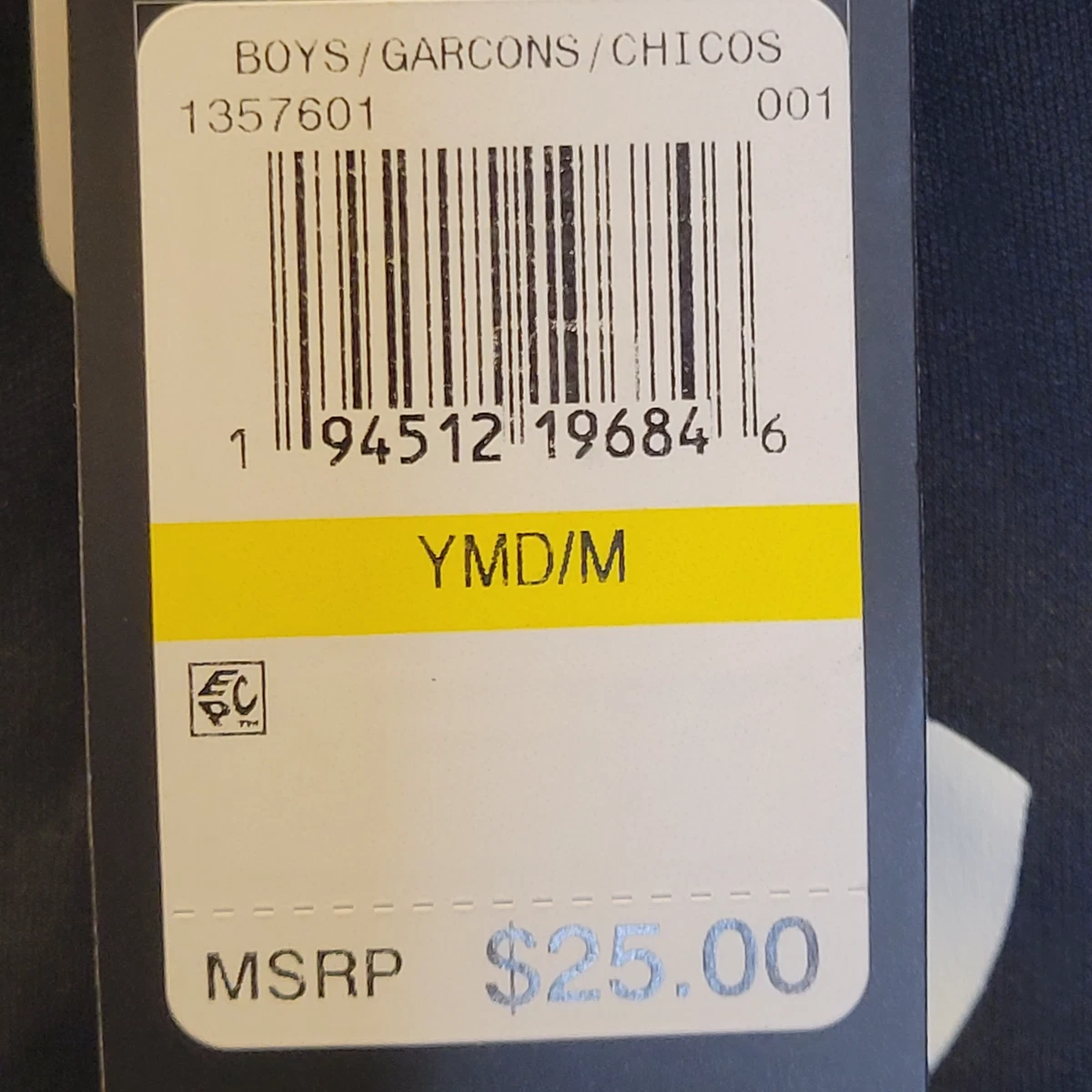 Under Armour Long Sleeve T Shirt Boys Size YMD Black HeatGear Tech